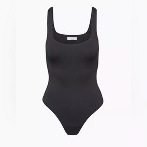 Aritzia Babaton Contour Tank Bodysuit Black